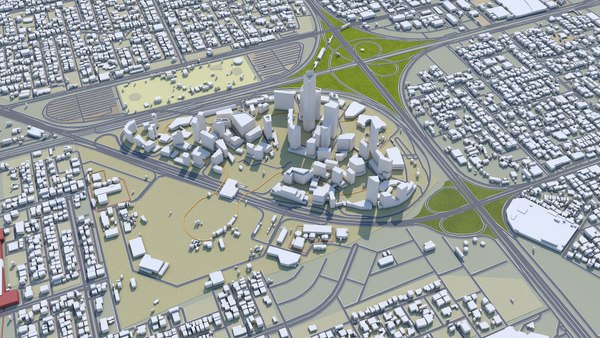 King Abdullah Financial District KAFD Riyadh3Dモデル - TurboSquid 2042497