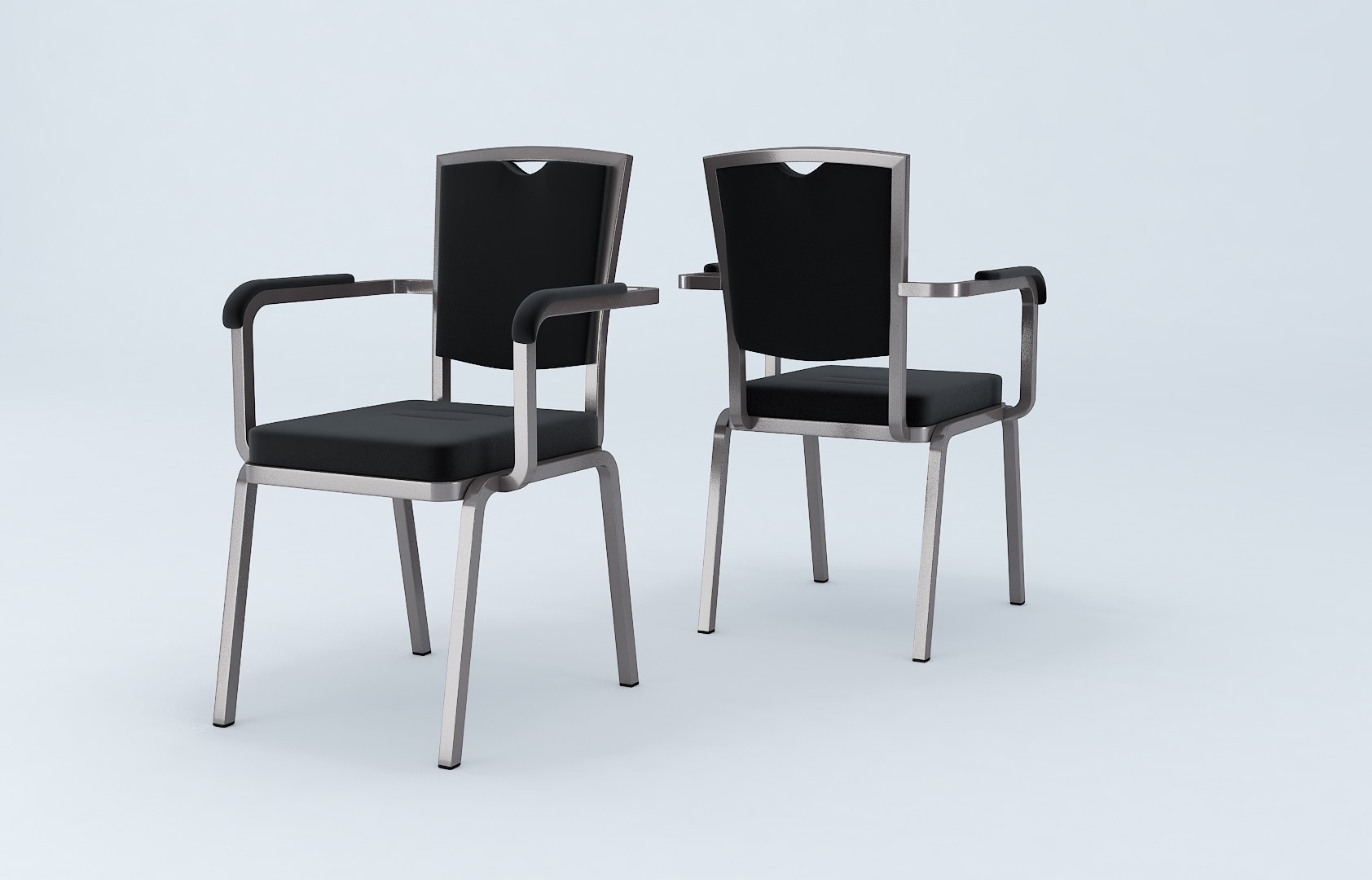 3d Hotel Banquet Chair Model