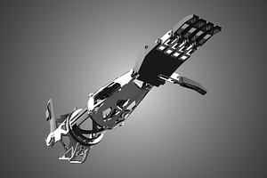 FUTURE CONCEPT CYBORG ARM HAND SKELETON GRIPPER HUMANOID ROBOTS