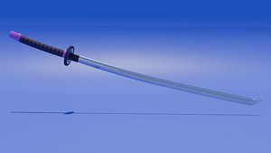 3D Katana for videogames or model