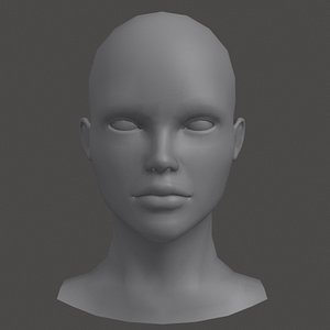 real time female head max
