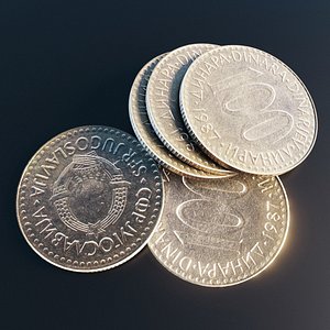 Yugoslav Dinara coin