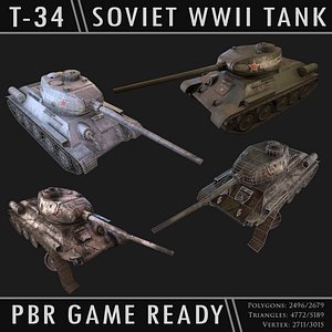 Soviet T-34 WWII Tank