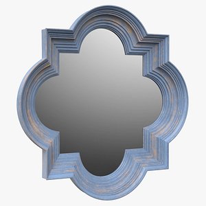 farmhouse wall mirror 3D model