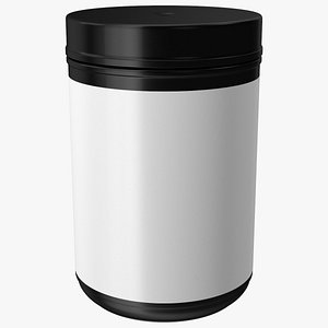 Multivitamin Blank Jar 3D model
