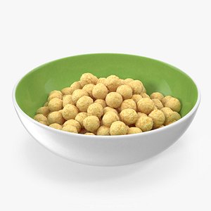 3D Bowl of Cereal Balls
