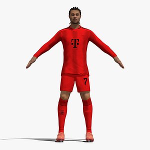 T-Pose Rigged Serge Gnabry Bayern Munich 24-25
