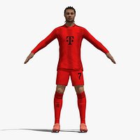 T-Pose Rigged Serge Gnabry Bayern Munich 24-25