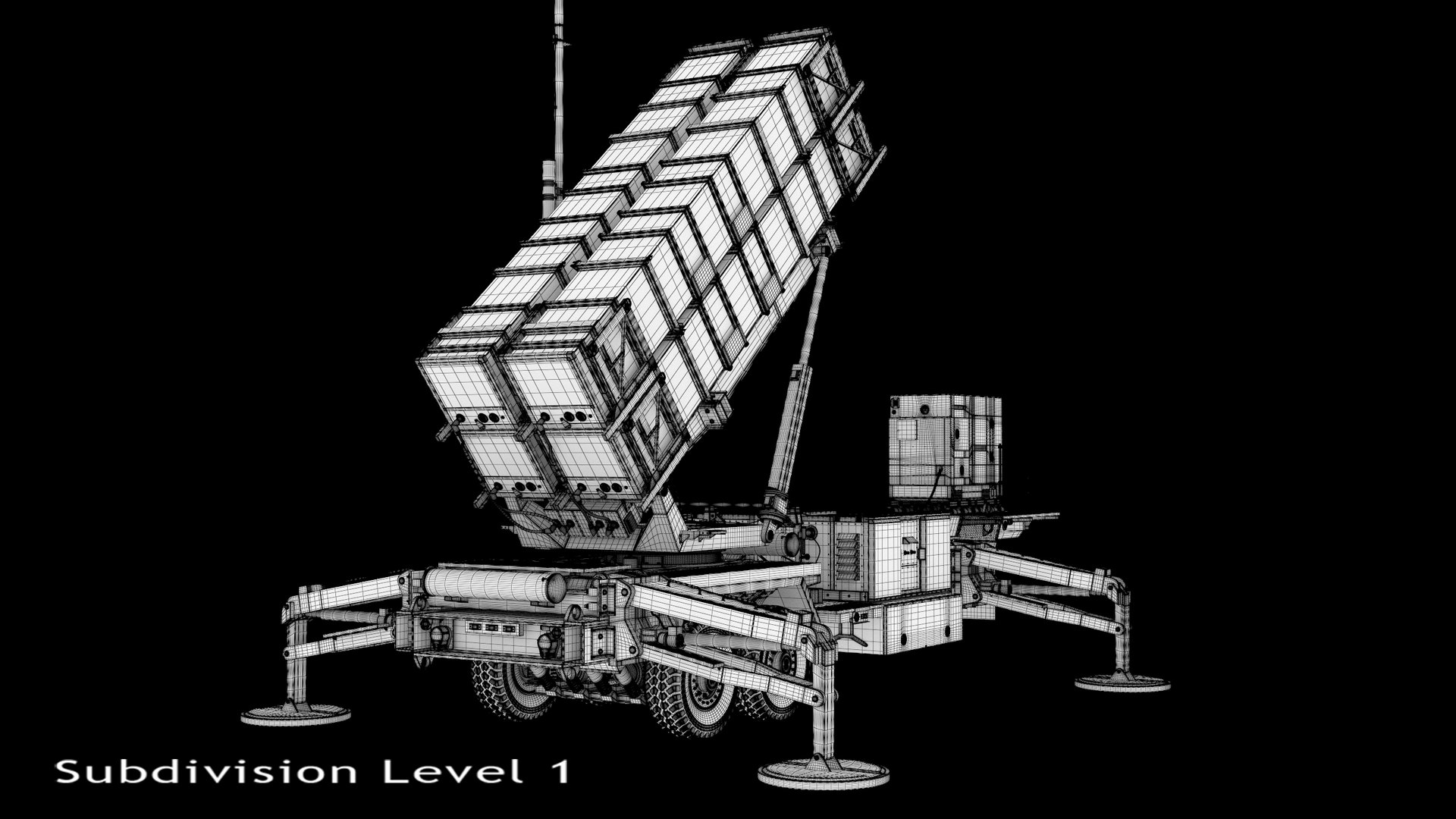 3D MIM-104 Patriot SAM PBR - TurboSquid 2340259