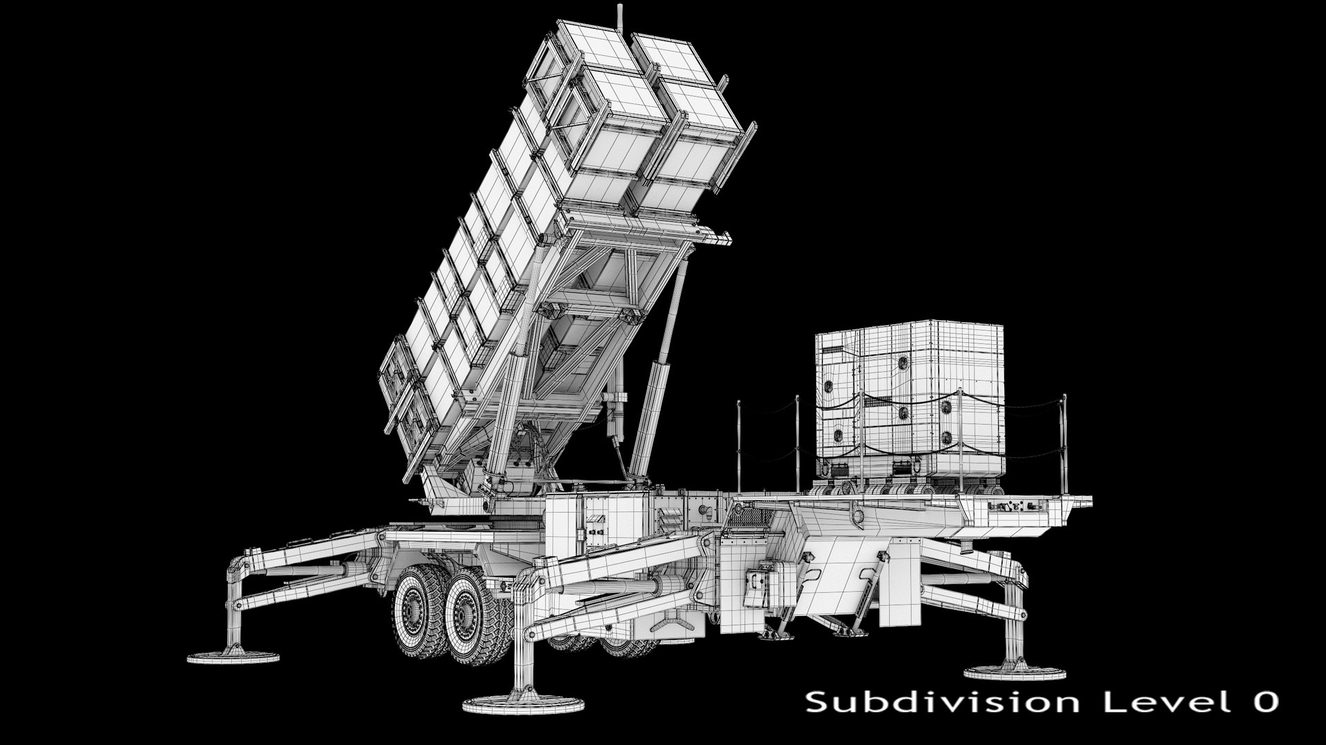 3D MIM-104 Patriot SAM PBR - TurboSquid 2340259