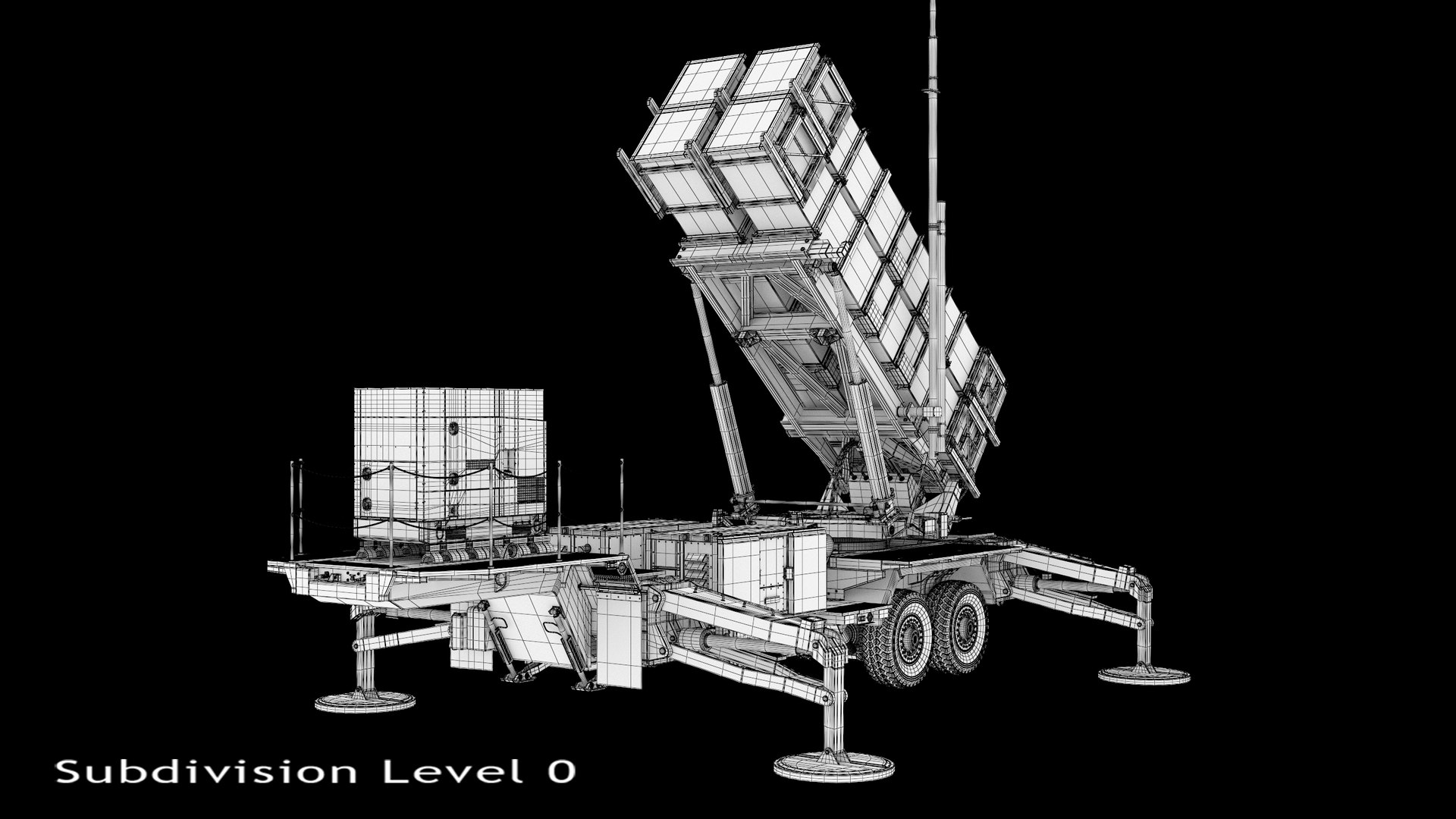 3D MIM-104 Patriot SAM PBR - TurboSquid 2340259