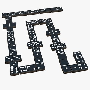 Domino Game Black Knuckles 3D Model