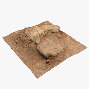 Namibian Desert Rock Formation 04 - Scan model