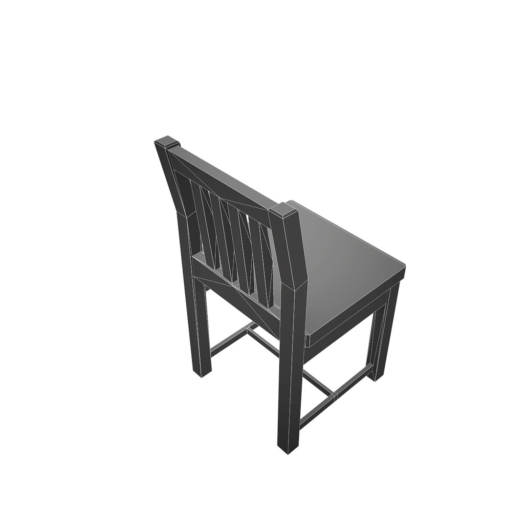 3D Simple Chair Model - TurboSquid 1195057