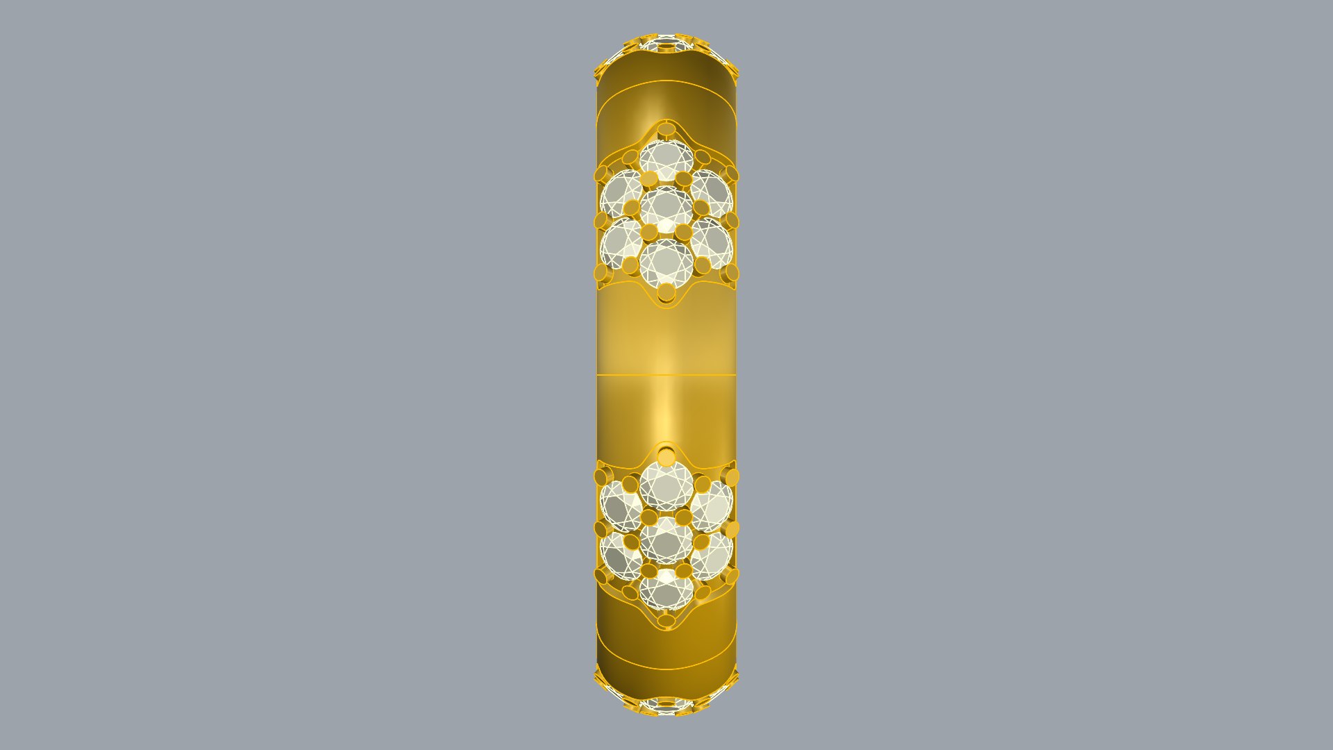 3D Radiant Cluster Gem Ring JDBCo - TurboSquid 2345657