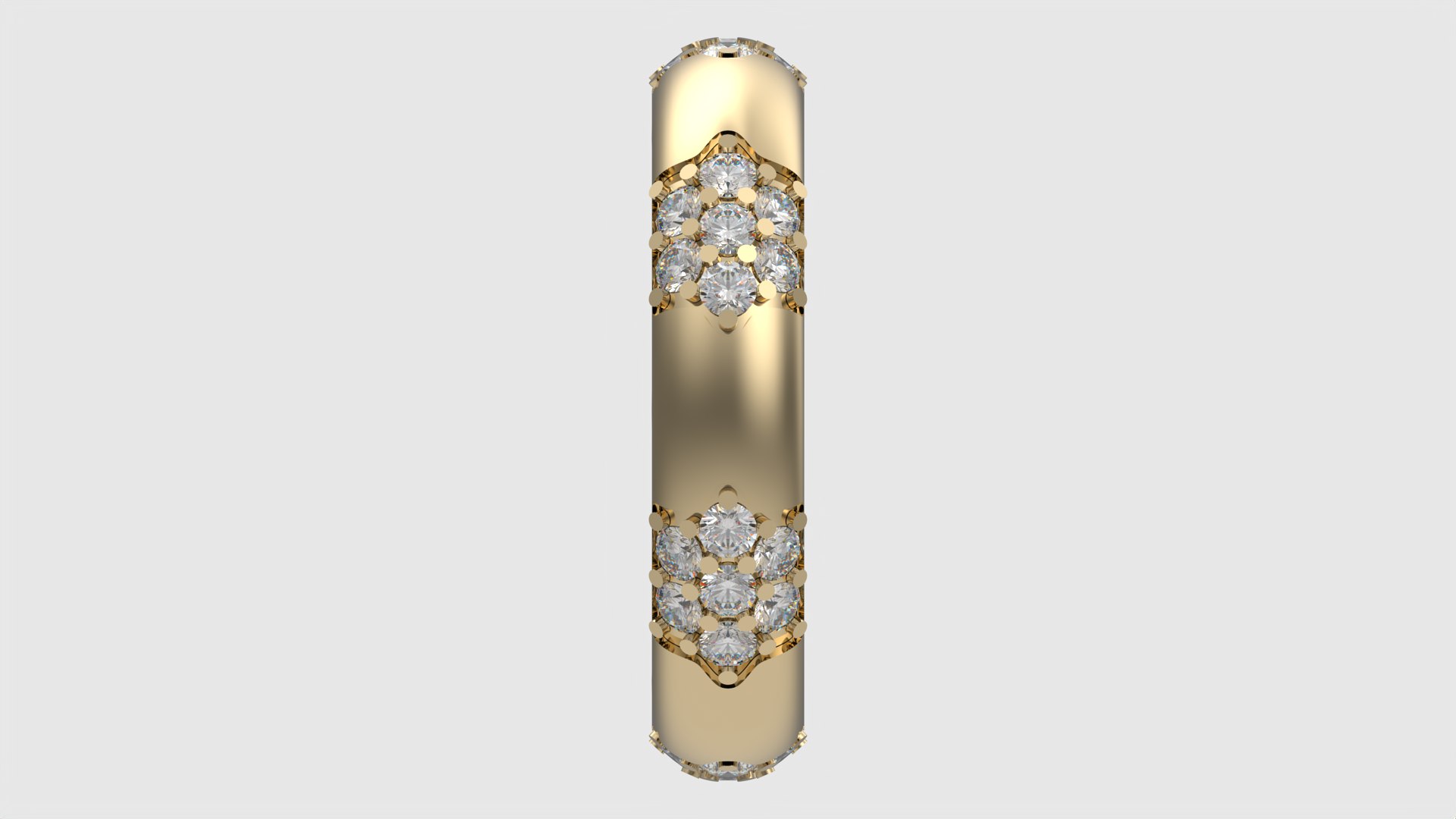 3D Radiant Cluster Gem Ring JDBCo - TurboSquid 2345657