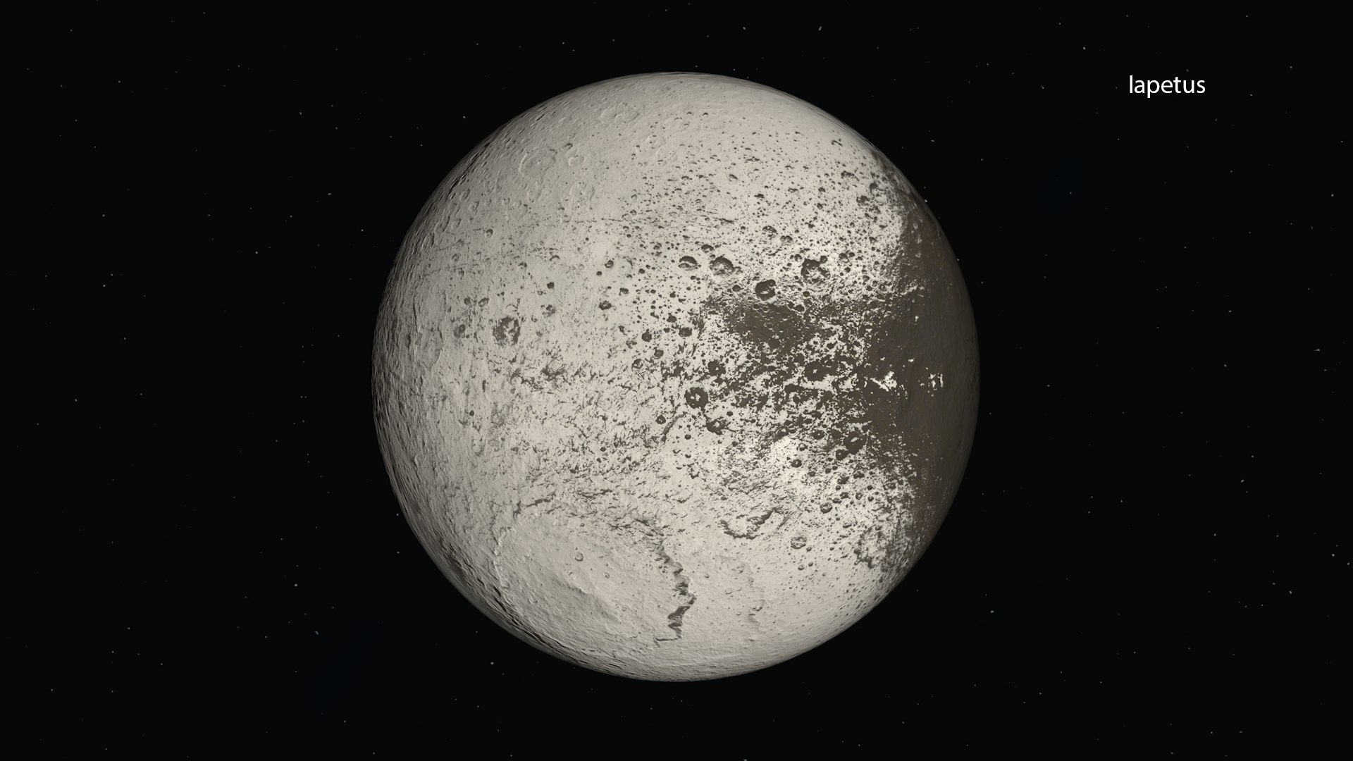 3D Saturn and moons https://p.turbosquid.com/ts-thumb/Vb/IvqXhi/5y/iapetus_00/png/1618257777/1920x1080/fit_q87/4facfddf2c53deb437fe2209a857c21571f30f8a/iapetus_00.jpg