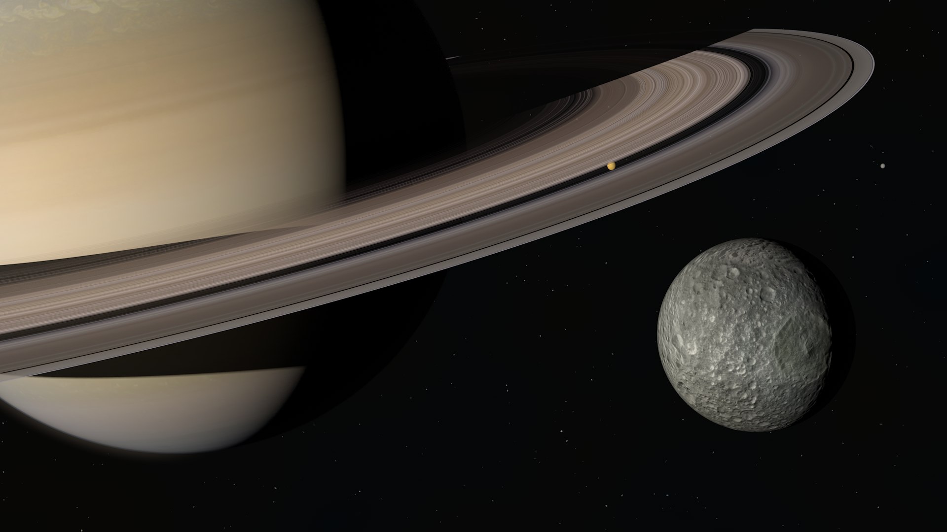 3D Saturn and moons https://p.turbosquid.com/ts-thumb/Vb/IvqXhi/bU/saturn_system_05/png/1618257315/1920x1080/fit_q87/d9b779d99209870ccb19e725e66889dd745505d5/saturn_system_05.jpg
