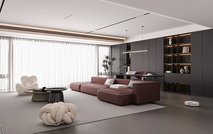 modern living room model