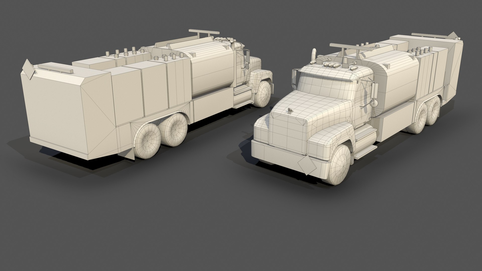 Mack CH613 2004 Fuel And Lube S02 Model - TurboSquid 2112414