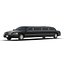 stretch car limousine black max