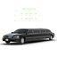 stretch car limousine black max