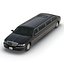 stretch car limousine black max