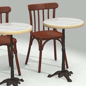 Table and Chair for cafe MAX