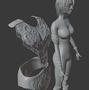 simple rigged 3D model