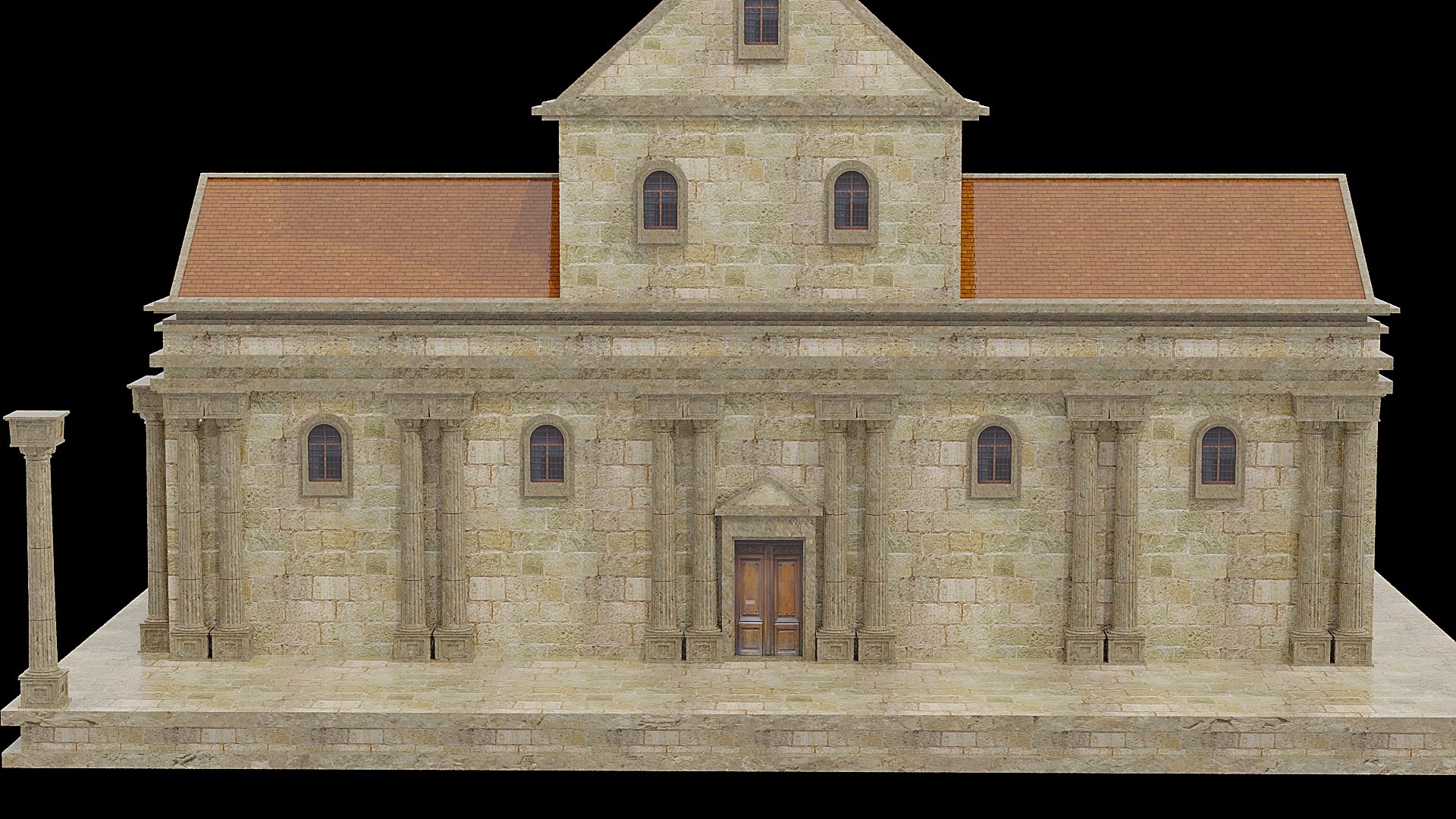 3D Model 5 Ancient Mini Structures - TurboSquid 2539571