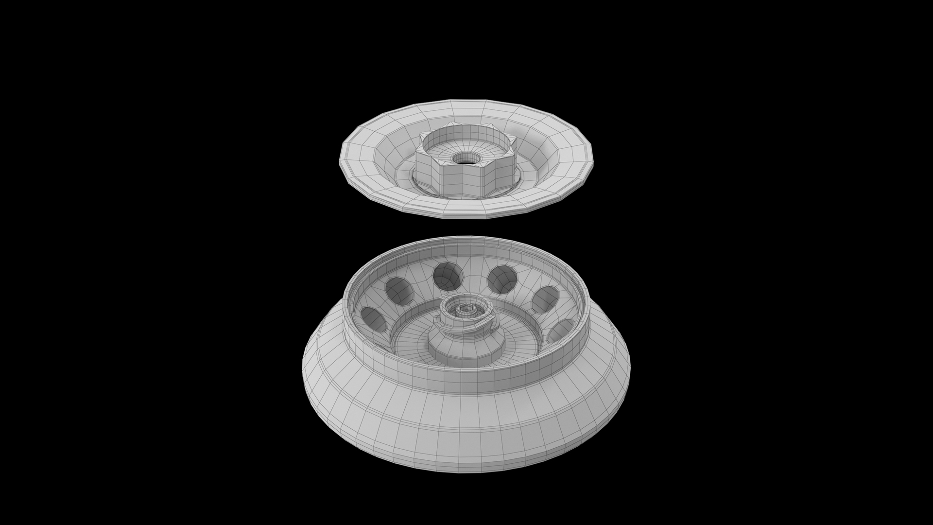 3D Eppendorf Centrifuge Rotor Fa Model TurboSquid 1452941