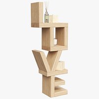 Oak Love Shelf