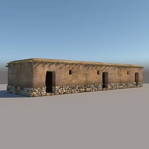 3D prehistoric neolithic structure model