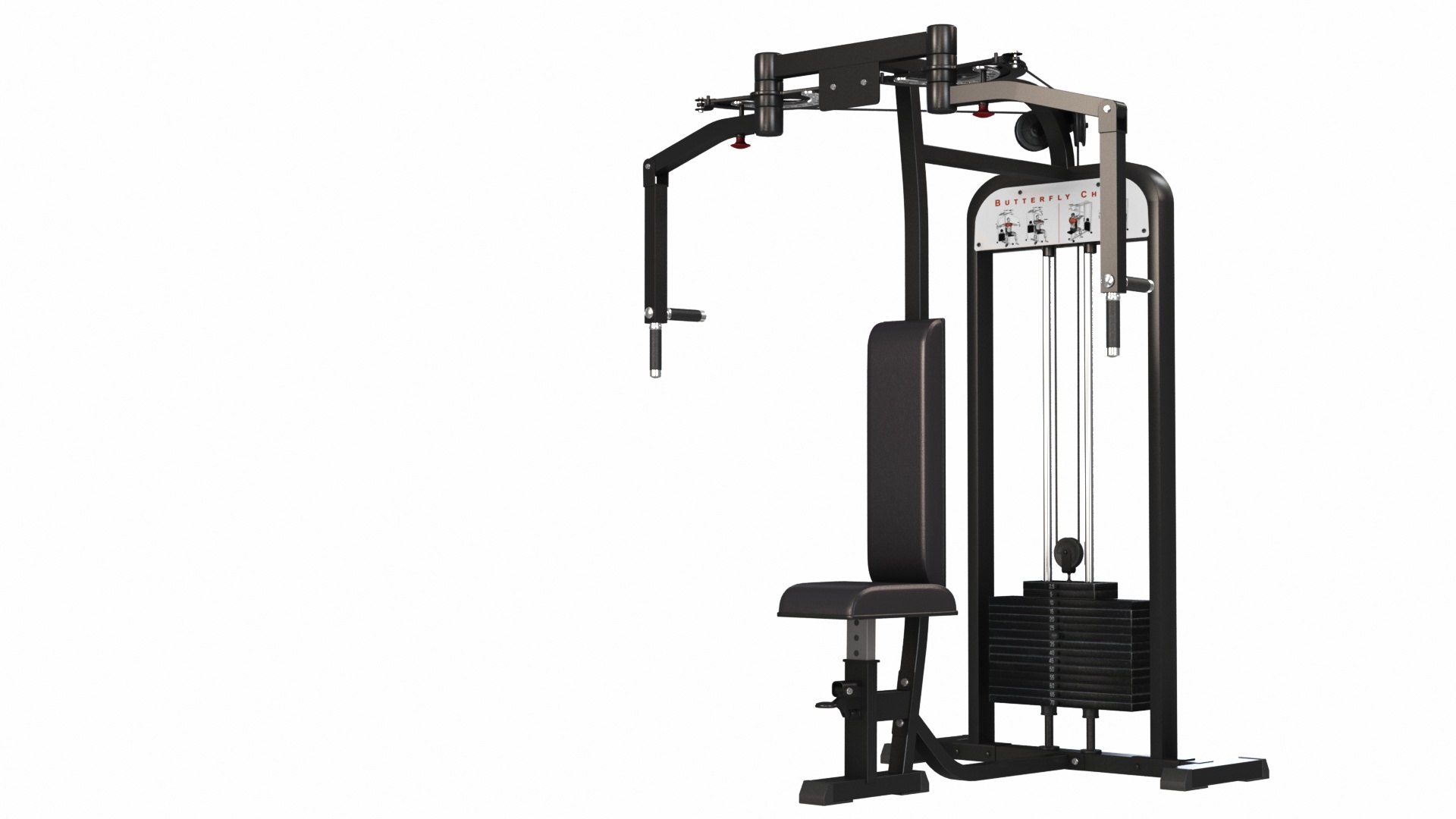 GYM Butterfly Machine Model - TurboSquid 1932333