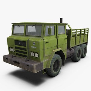 3d model of shaanxi sx2150 truck transporter