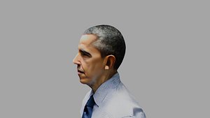 barack obama 3D Model