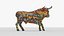 Mosaic Spanish Bull