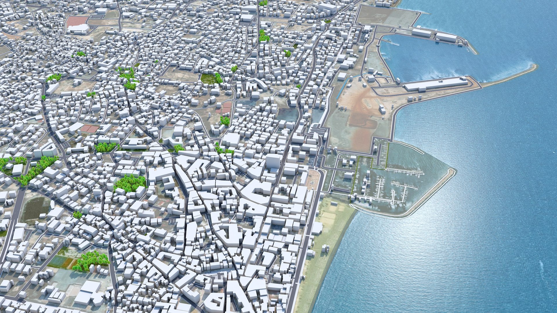 City Area Building Model - TurboSquid 1628259
