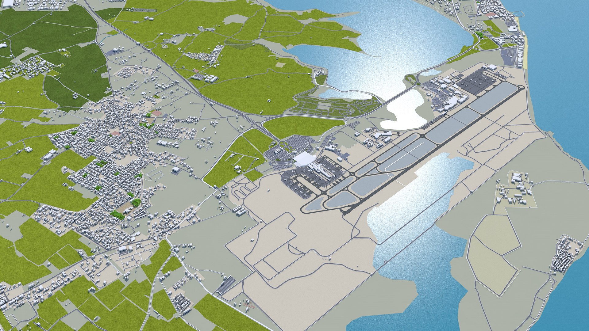 City Area Building Model - TurboSquid 1628259
