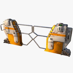 old turnstile 3D model