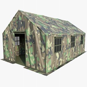 Tent 26 with PBR 4K 3D model