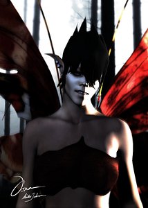 maya female fairy character fantasy