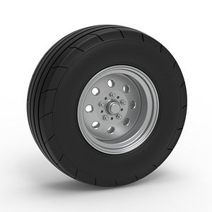 Front tractor wheel Version 4 Scale 1 to 25 3D model