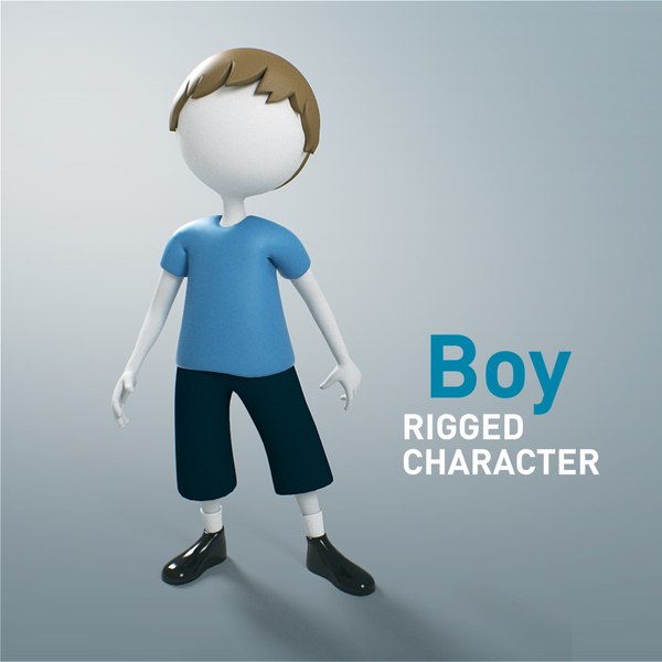 character rigged 3d model