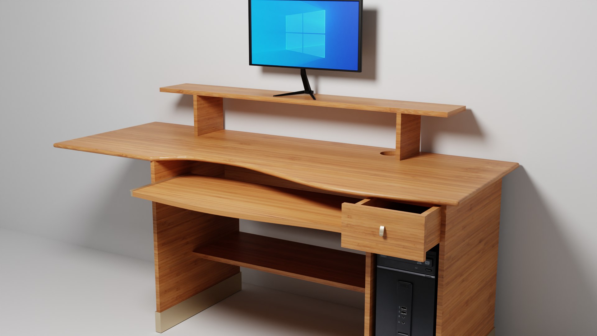 Simple Writing Desk 3D - TurboSquid 1874598
