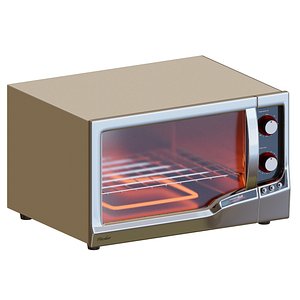 oven oster grill 3D model