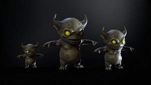 3D model ChibiMonster8Pack2