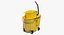 Single Mop Bucket Wringer Trolley