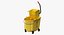 Single Mop Bucket Wringer Trolley