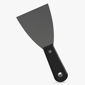 3D Scraper 3 Inch Black Handle